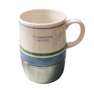 2006 Starbucks Mug With Metal Bottom 14oz